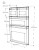 Door Storage System - 4 set (40 x 65 x 5 cm)