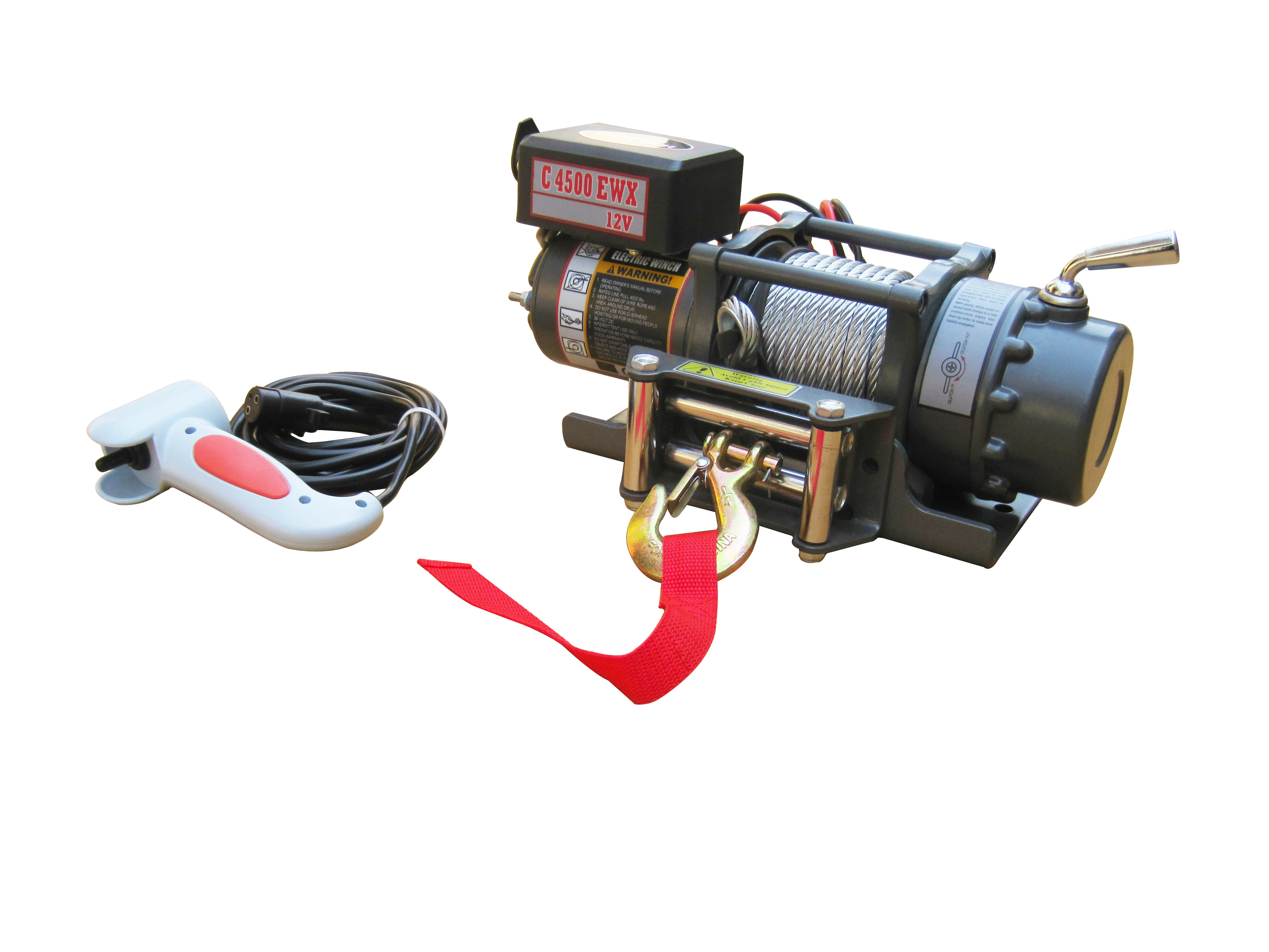 Warrior C4500EWX 24V Winch LRS Offroad