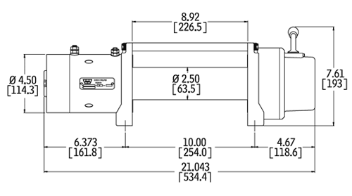 Warn M8000 with steel rope - LRS Offroad warn m5000 wiring diagram 